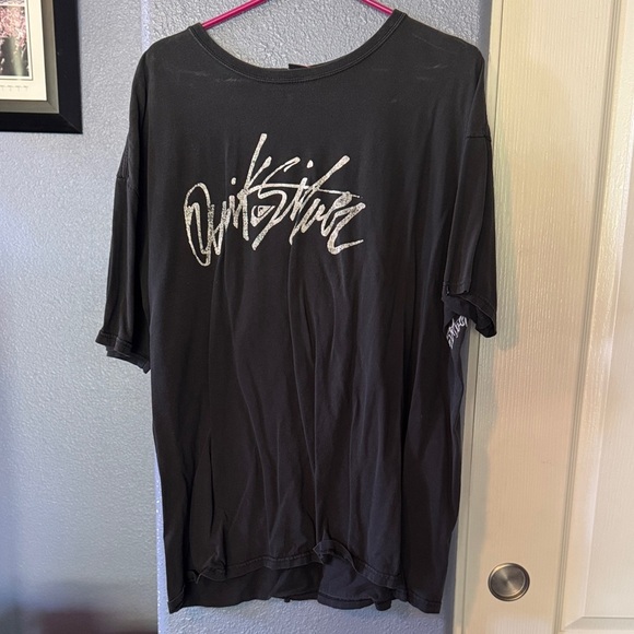 Quiksilver Charcoal Gray Men's Short Sleeve Tee - Picture 1 of 6
